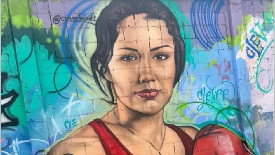 Mural en el Callejón Río Bravo