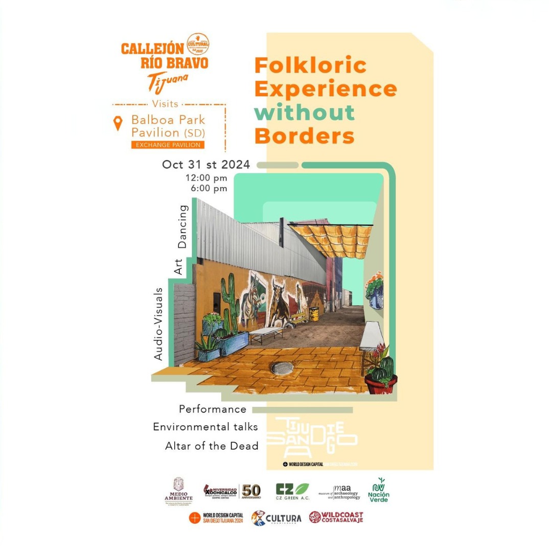 Folkloric Experience without Borders poster in Balboa Park